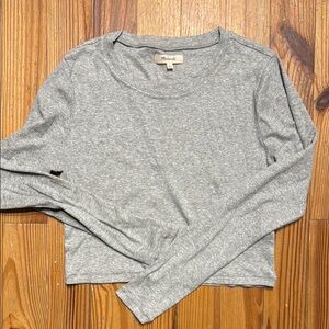 Madewell Grey Women's Long Sleeve Top